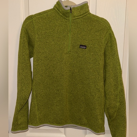 Patagonia Sweaters - Patagonia Moss Green Women's Half-Zip Turtleneck Sweater